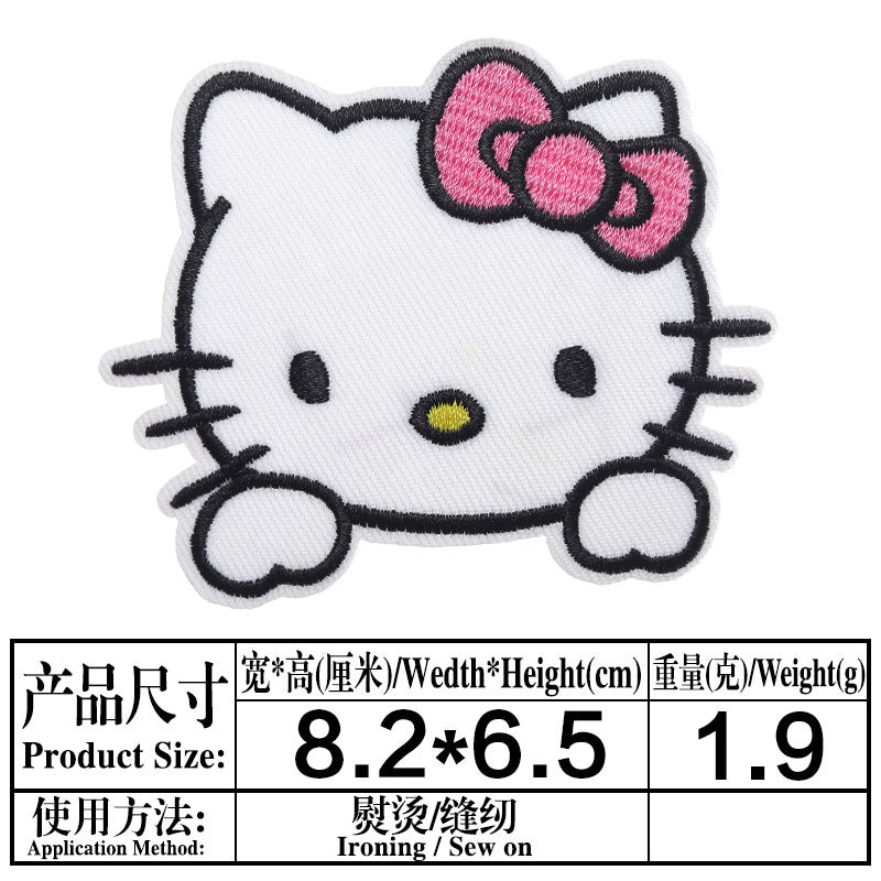 Wholesale DIY patchs cute cat patch children' s clothing bag OLY Exclusive